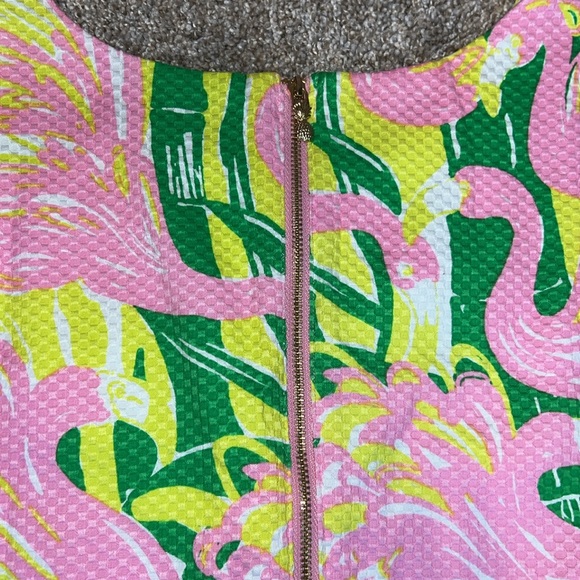 NWOT Lilly Pulitzer for Target Pink Flamingo Fan Dance Shift Dress SIZE XL - Picture 10 of 10